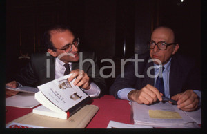 35mm vintage slide* 1990 MILANO (?) Giovanni VALENTINI Fedele CONFALONIERI (4)