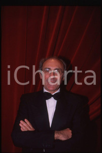 35mm vintage slide* 1995 ca ITALIA Giovanni VALENTINI ritratto a un evento (5)