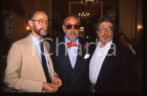 35mm vintage slide* 1987 CANNES Philippe NOIRET Ettore SCOLA al Festival (3)
