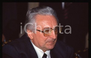 35mm vintage slide* 1991 ROMA Franjo TUDMAN in visita a Palazzo Chigi (5)
