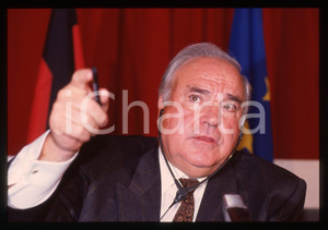 35mm vintage slide* 1992 FIRENZE Helmut KOHL ritratto cancelliere tedesco CDU 10