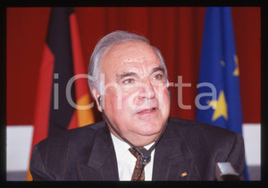 35mm vintage slide* 1992 FIRENZE Helmut KOHL ritratto cancelliere tedesco CDU 15