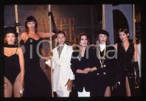 35mm vintage slide* 1993 MODA Edwige FENECH Collezione autunno-inverno