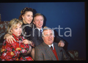 35mm vintage slide* 1989 MILANO Roberto CHEVALIER Corrado OLMI Ileana GHIONE (2)