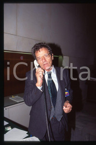 35mm vintage slide* 1990 ca ITALIA Armando SARTI Ritratto del politico PCI (2)