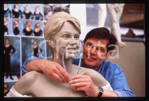 35mm vintage slide* 1994 LONDON Joanna LUMLEY - MADAME TUSSAUDS' Waxwork (3)