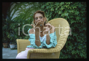35mm vintage slide* 1980ca VENEZIA Melina MERCOURI Ritratto al CIGA HOTEL (1)