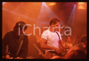 35mm vintage slide* 1989 DISCORING - NOISEWORKS durante l'esibizione (1)