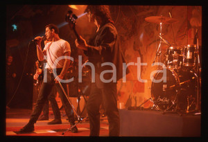 35mm vintage slide* 1989 DISCORING - NOISEWORKS durante l'esibizione (4)