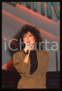35mm vintage slide* 1988 FESTIVAL DI SANREMO Marcella BELLA durante le prove (4)