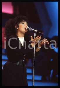 35mm vintage slide* 1987 FESTIVAL DI SANREMO Marcella BELLA Ritratto (8)
