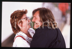 35mm vintage slide* 1989 CANNES Gérard DEPARDIEU Josiane BALASKO Ritratto (1)