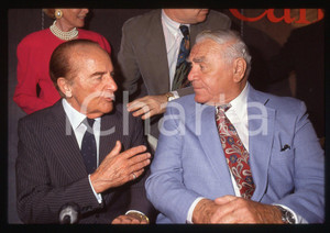 35mm vintage slide* 1992 CAMPIONE D'ITALIA Ernest BORGNINE Rossano BRAZZI (1)