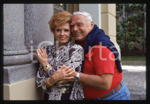 35mm vintage slide* 1992 CERNOBBIO VILLA ERBA Ernest BORGNINE Tova TRAESNAES 7