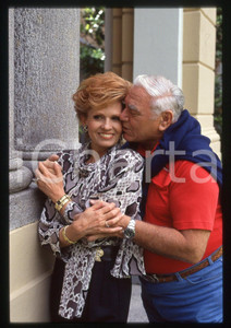35mm vintage slide* 1992 CERNOBBIO VILLA ERBA Ernest BORGNINE Tova TRAESNAES 10