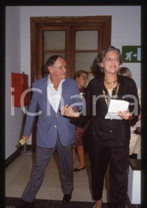 35mm vintage slide*1987 VENEZIA Joseph L.MANKIEWICZ moglie Mostra del Cinema(36)