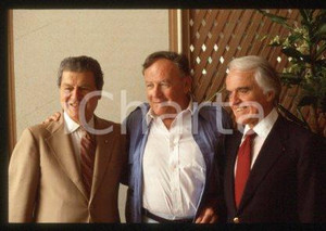 35mm vintage slide* 1987 VENEZIA Joseph L. MANKIEWICZ Jack VALENTI (64)
