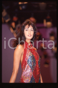 35mm vintage slide* 1994 MILANO - MODA Yasmeen GHAURI Canadian model  (40)