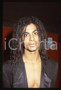 35mm vintage slide* 1987 ca MUSIC GEORGIO ALLENTINI African-American singer (5)