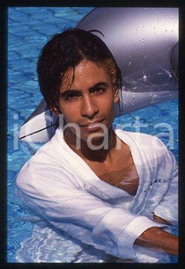 35mm vintage slide* 1987 ca MUSIC GEORGIO ALLENTINI African-American singer (46)