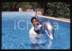 35mm vintage slide* 1987 ca MUSIC GEORGIO ALLENTINI African-American singer (49)