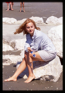 35mm vintage slide* 1996 LIDO DI VENEZIA Tereza ZAJICKOVA Ritratto attrice (15)