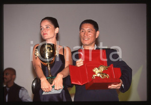 35mm vintage slide* 1997 MOSTRA VENEZIA Takeshi KITANO Robin TUNNEY Ritratto (3)