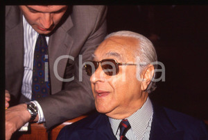 Fotografia d epoca originale 35mm vintage slide 1992 MILANO Umberto ORTOLANI Processo BANCO AMBROSIANO 15 1