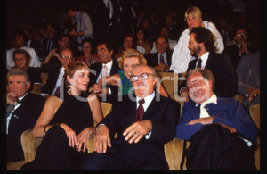 Fotografia d epoca originale 35mm vintage slide 1983 VENEZIA Federico FELLINI Giulietta MASINA Ritratto 4 1