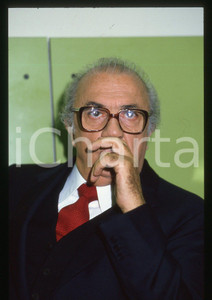 35mm vintage slide* 1983 RAI 2 Federico FELLINI a BLITZ - Backstage (8)