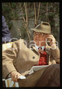 Fotografia d epoca originale 35mm vintage slide 1988 REGGIOLO Federico FELLINI  Ritratto del regista 23 1