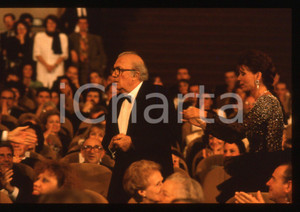 35mm vintage slide* 1990 MOSTRA DI VENEZIA Federico FELLINI Ritratto regista *11