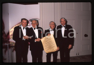 35mm vintage slide* 1989 BEVERLY HILLS Robert WISE Gregory PECK Burt LANCASTER 5