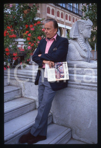 35mm vintage slide* 1990 LIDO DI VENEZIA Gore VIDAL all'Hotel Excelsior (8)