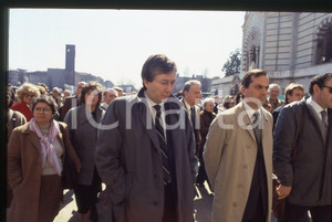 35mm vintage slide* 1986 MILANO Funerale Michele SINDONA Nino SINDONA Ritratto 1