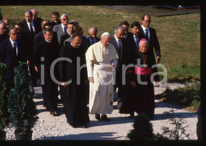 35mm vintage slide* 1988 VAL DI STAVA Papa GIOVANNI PAOLO II Visita pastorale *3