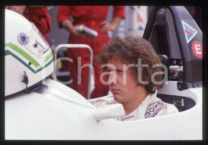 35mm vintage slide* 1988 FORMULA 1 - Stefano MODENA su EUROBRUN ER188 ai box (2)