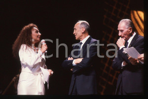 35mm vintage slide* 1990 MILANO Lara SAINT PAUL Enzo BEARZOT Galà ITALIA '90