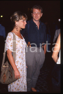 35mm vintage slide* 1990 ca ROMA - Alexandra LA CAPRIA e Guidalberto TORLONIA