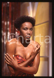 35mm vintage slide* 1985 ITALY singer Josette MARTIAL Portrait (33)