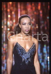 35mm vintage slide* 1985 ca ITALY singer Josette MARTIAL Portrait (69)