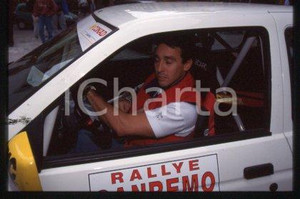 35mm vintage slide* 1994 SAN REMO RALLY Daniel DUCRUET in the car (59)