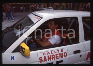 35mm vintage slide* 1994 SAN REMO RALLY Daniel DUCRUET in the car (62)