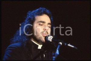 35mm vintage slide* 1990 MUSIC "ACADIE" Daniel LANOIS guitarist & vocalist (14)