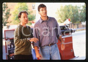 35mm vintage slide* 1997 CINEMA "EARLY EDITION" Fisher STEVENS, Kyle CHANDLER(2)