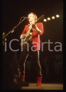 35mm vintage slide* 1985 MUSIC British rock band DIRE STRAITS Mark KNOPFLER (17)