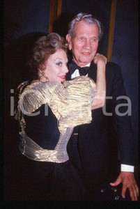 35mm vintage slide* 1981 ca CANNES Joseph COTTEN and wife Patricia MEDINA (32)