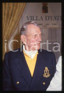 35mm vintage slide* 1986 ca ITALY VILLA d'ESTE American actor Joseph COTTEN (47)