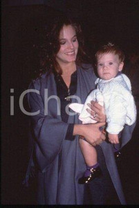 35mm vintage slide* 1991 CIAO WEEKEND actress Noelle BECK & daughter Forrest(14)