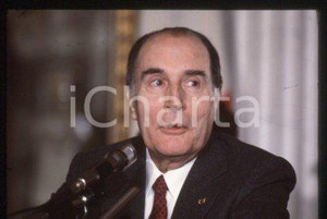 35mm vintage slide* 1990ca POLITICS President of France François MITTERRAND (12)
